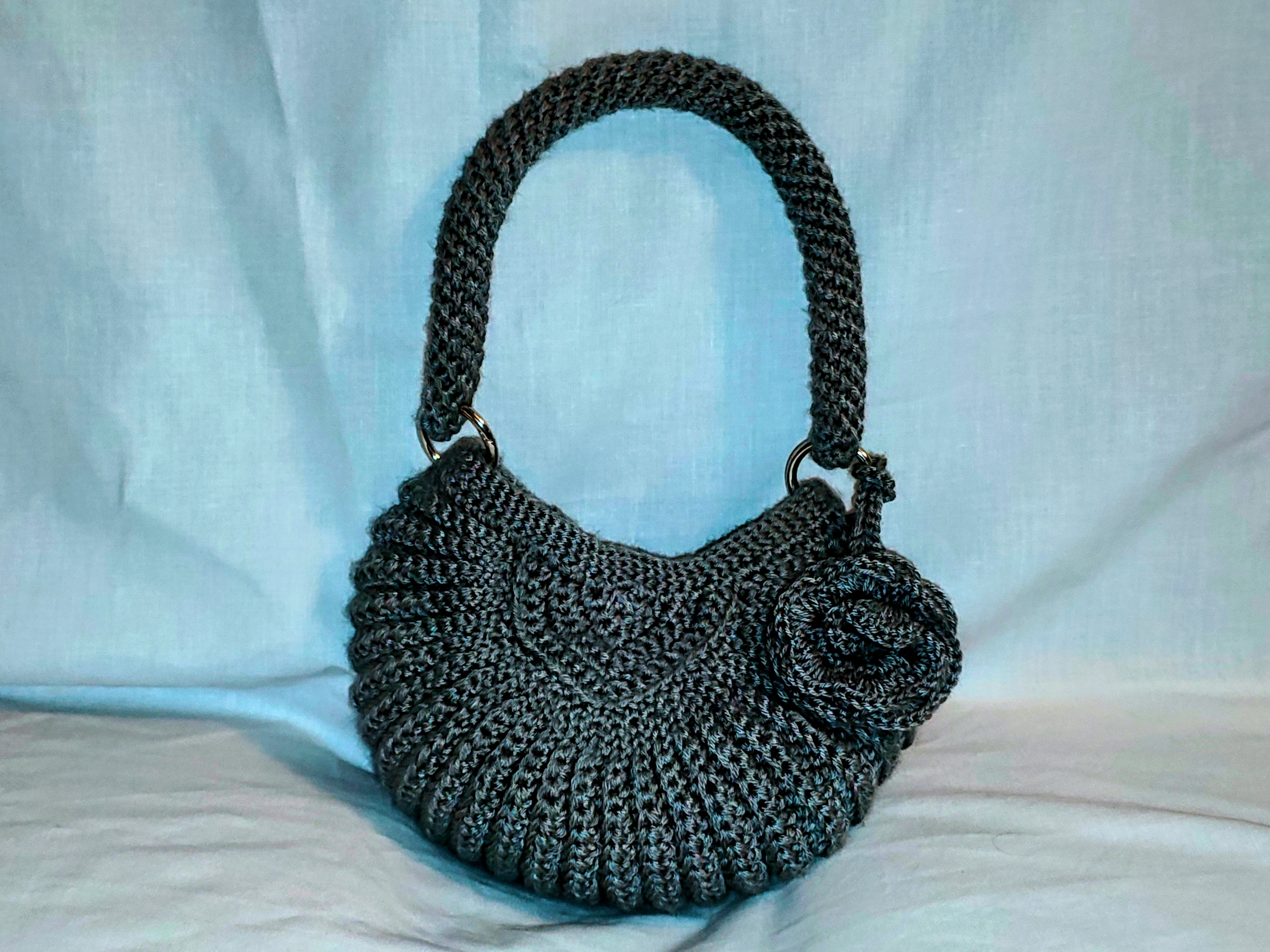Bolso de Crochet de Mano Concha 